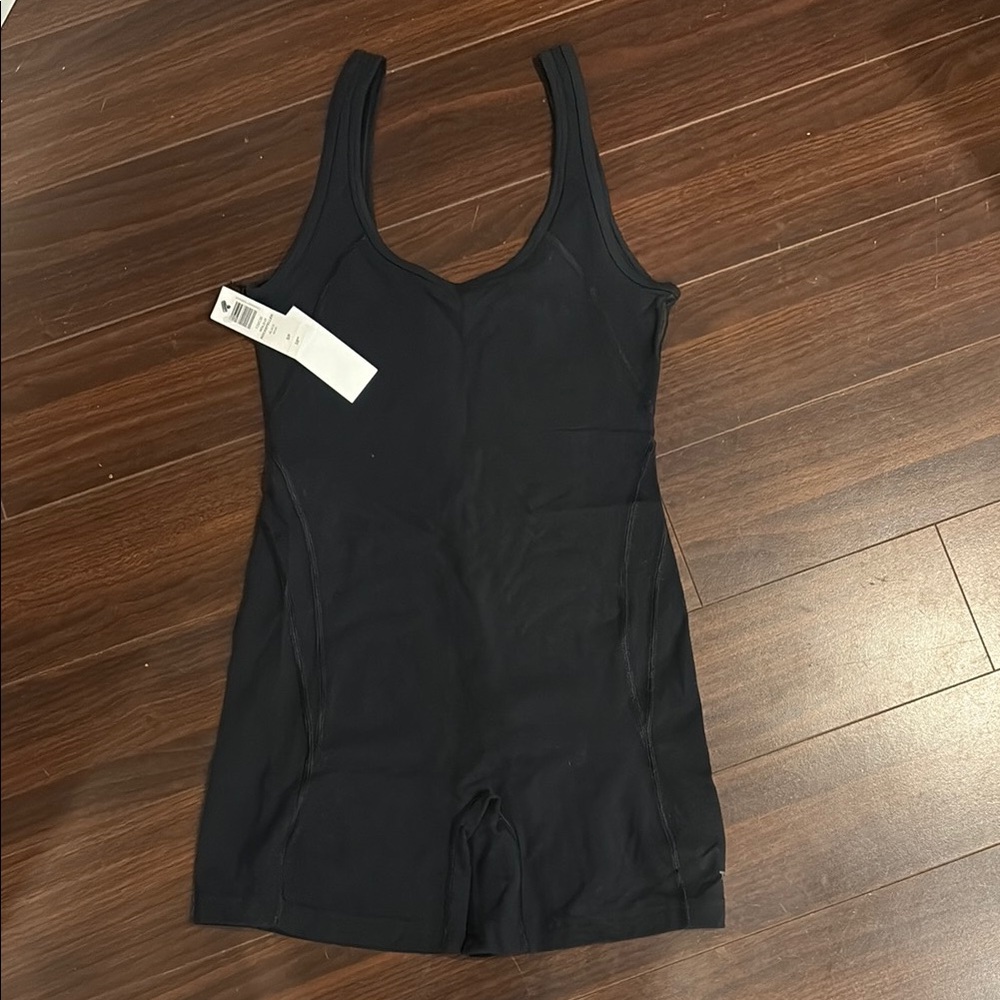 (D25) TNA Black Sleeveless Bodysuit Sz. Small